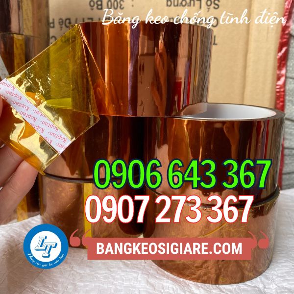 SỈ BĂNG KEO CHỐNG TĨNH ĐIỆN THEO CUỘN GIÁ TỐT NHẤT băng keo chống tĩnh điện giá rẻ