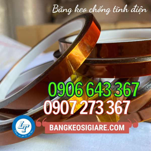 SỈ BĂNG KEO CHỐNG TĨNH ĐIỆN THEO CUỘN GIÁ TỐT NHẤT băng keo chống tĩnh điện