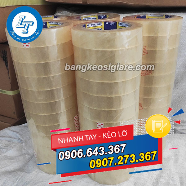 BĂNG KEO TRONG 2.4CM BĂNG KEO TRONG 2.4CM