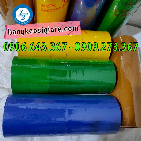 tìm nguồn cung cấp băng keo màu OPP giá rẻ nhất băng keo màu