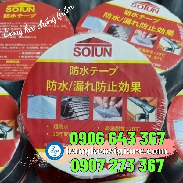 top băng dính chống thấm giá rẻ nên dùng băng keo chống thấm sotun