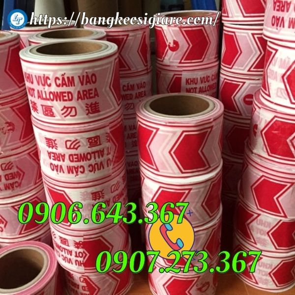 bán giá sỉ dây cảnh báo nguy hiểm cho công trình băng dính cảnh báo