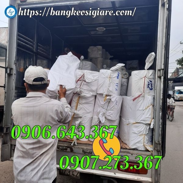 xe giao hàng cảnh báo xe giao hàng băng keo