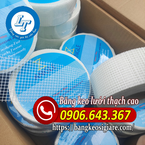 Nơi phân phối băng keo lưới dán trần thạch cao Băng keo lưới trần thạch cao