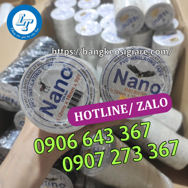 NHÀ CUNG CẤP BĂNG KEO ĐIỆN, BĂNG DÍNH NANO CHẤT LƯỢNG băng keo điện nano