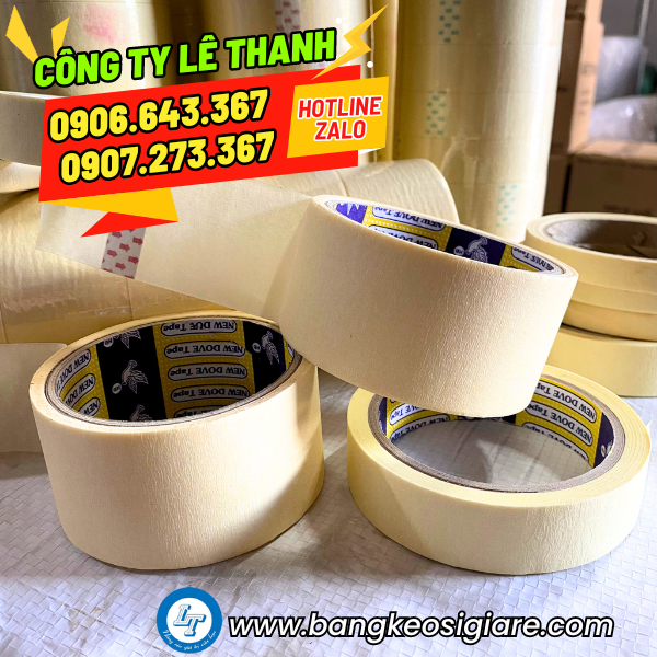 NHÀ CUNG CẤP BĂNG KEO UY TÍN TẠI TIỀN GIANG băng keo giấy vàng