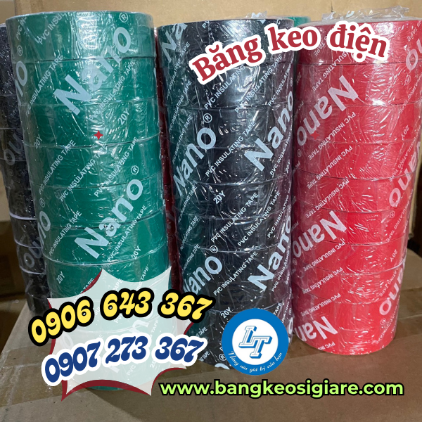 giá sỉ băng keo điện nhiều loại thông dụng băng keo điện nano