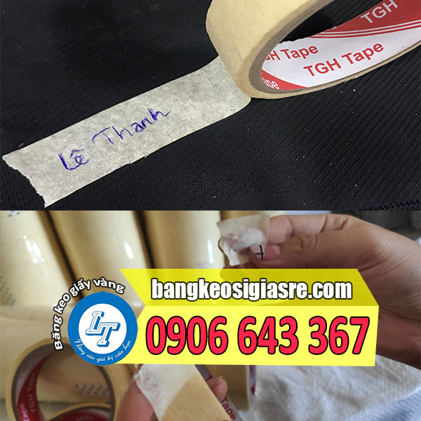 chuyên cung cấp băng keo giấy vàng đủ kích thước giá rẻ băng keo giấy vàng