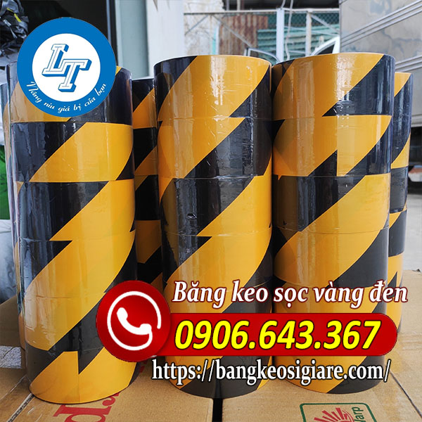 BĂNG KEO DÁN NỀN SỌC VÀNG ĐEN GIÁ HỢP LÝ băng keo dán nền sọc