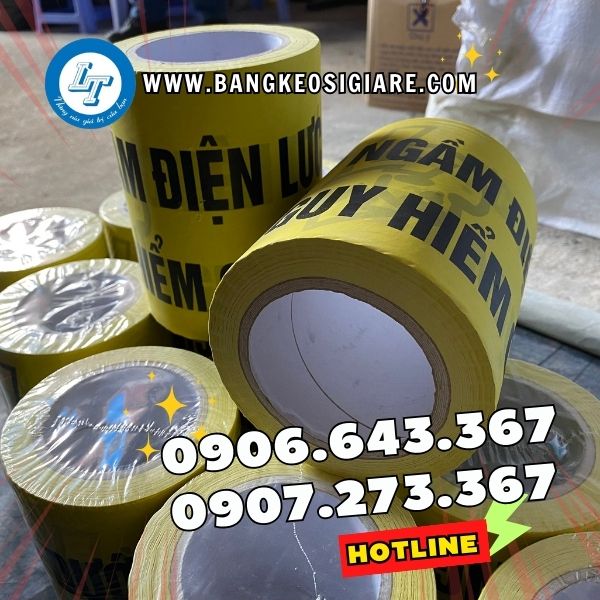 NƠI LẤY SỈ CUỘN BĂNG CẢNH BÁO NGUY HIỂM CÁP NGẦM băng rào cảnh báo cáp ngầm giá sỉ