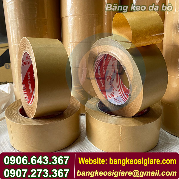 Băng keo giấy nâu trơn Băng keo giấy nâu trơn