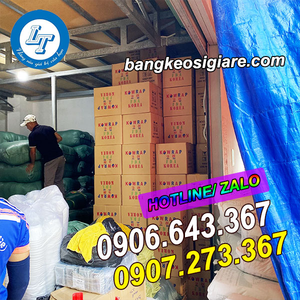 BĂNG DÍNH LƯỚI THẠCH CAO 5CM x 90M GIÁ SIÊU RẺ kho hàng