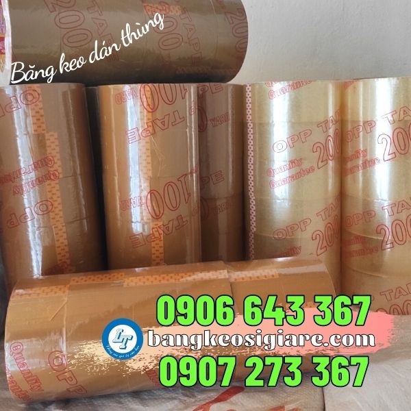 công ty băng keo dán thùng xốp giá rẻ băng keo đục dán thùng