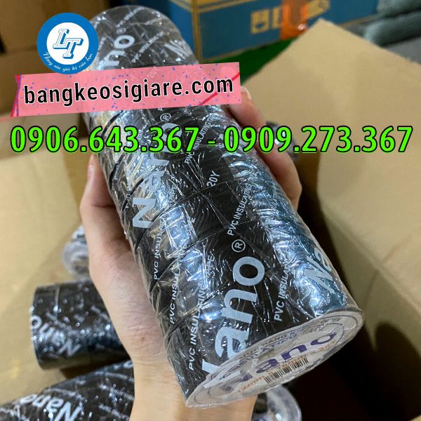 phân phối rẻ băng keo điện nano con nai đen băng keo điện nano đen 1F8