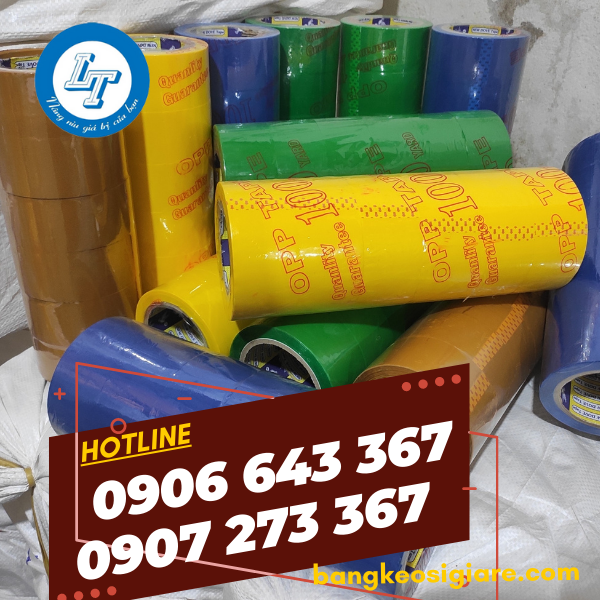 NHÀ SẢN XUẤT BĂNG KEO GIÁ SỈ RẺ, MIỄN PHÍ VẬN CHUYỂN HCM băng keo màu