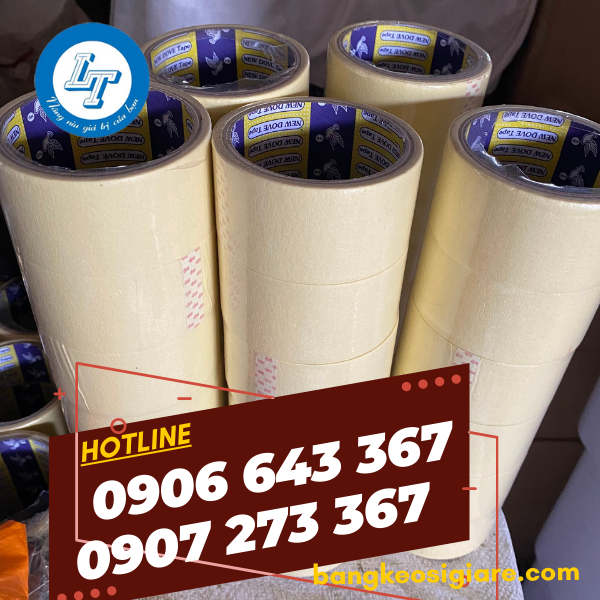 NHÀ SẢN XUẤT BĂNG KEO GIÁ SỈ RẺ, MIỄN PHÍ VẬN CHUYỂN HCM băng keo giấy
