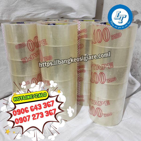 SẢN XUẤT BĂNG KEO DÁN THÙNG THÔNG DỤNG DÙNG DỊP TẾT băng keo dán thung trong