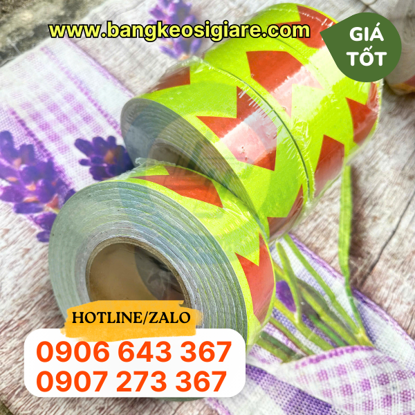 Băng keo phản quang giá sỉ Băng keo phản quang mũi tên