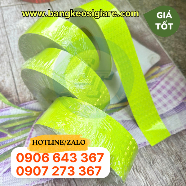 Băng keo phản quang giá sỉ Băng keo phản quang trơn 1 màu