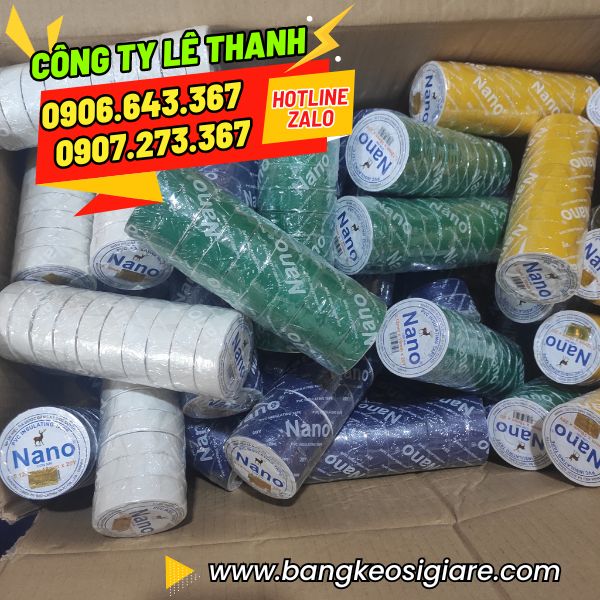 ĐẠI LÝ CHUYÊN BÁN SỈ BĂNG KEO băng keo điện nano
