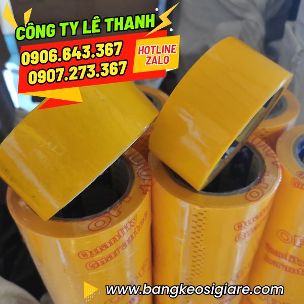 ĐẠI LÝ CHUYÊN BÁN SỈ BĂNG KEO băng keo màu vàng