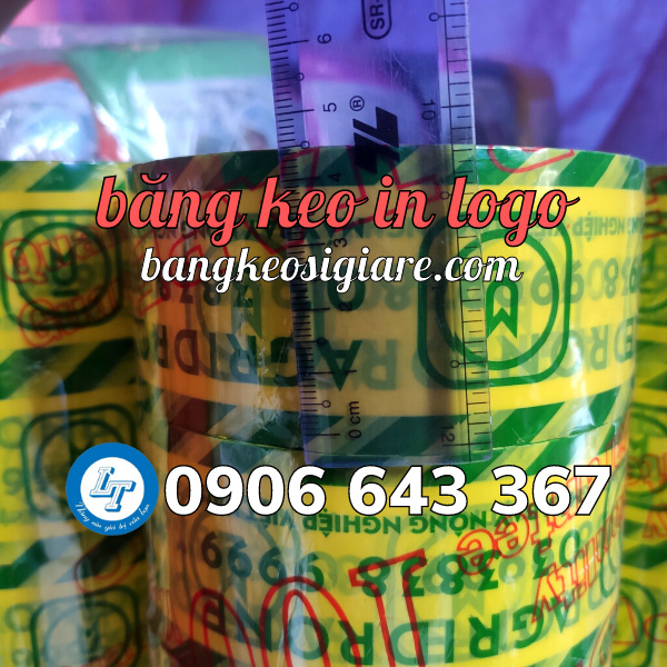 dịch vụ thiết kế, in logo, in chữ lên băng keo băng keo in logo in chữ