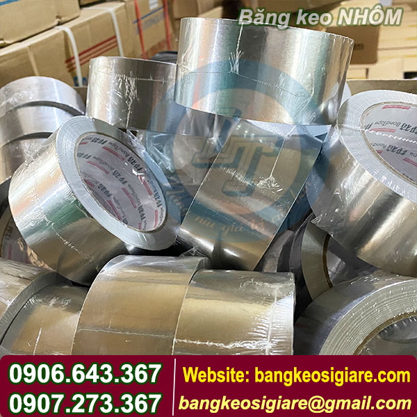 ĐẠI LÝ BĂNG KEO NHÔM CÁCH NHIỆT TPHCM GIÁ RẺ băng dính nhôm