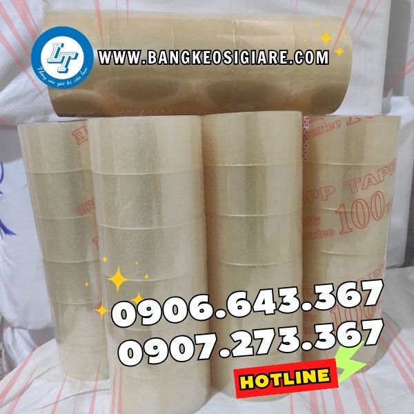 ĐỊA CHỈ LẤY SỈ BĂNG KEO DÁN THÙNG ĐÓNG GÓI SẢN XUẤT băng keo trong