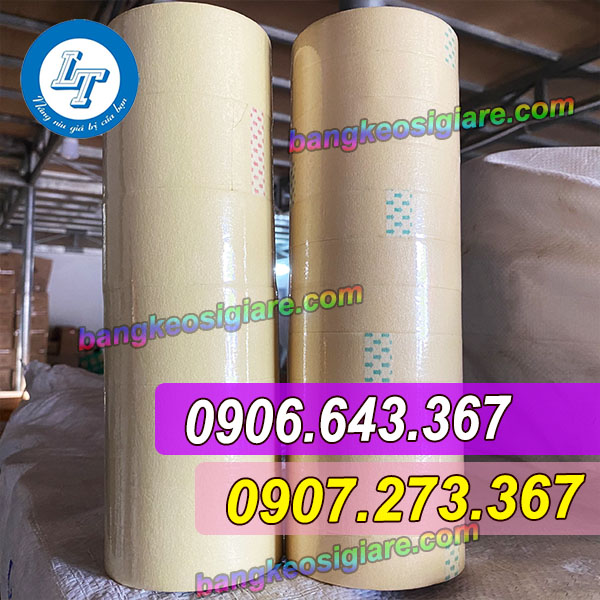GIÁ BĂNG KEO GIẤY VÀNG 1 MẶT TRÊN THỊ TRƯỜNG băng keo giấy vàng 4f8