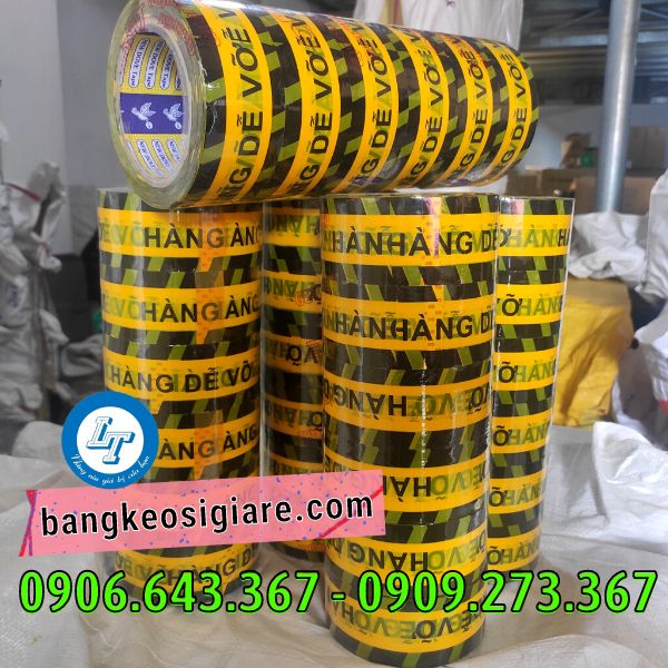 giá rẻ băng keo in chữ hàng dễ vỡ siêu bền băng keo hàng dễ vỡ