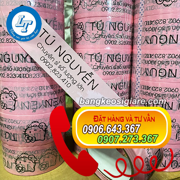 GIÁ TỐT KHI IN BĂNG KEO LOGO SỐ LƯỢNG ÍT băng keo in logo