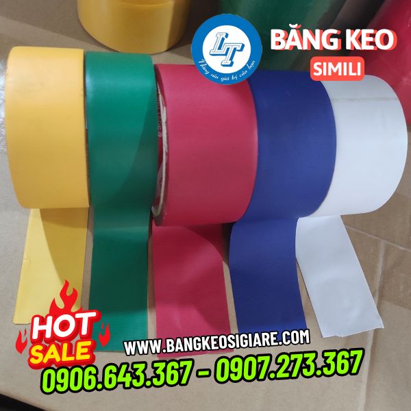 Băng keo simili giá rẻ, chất lượng Băng keo simili đa màu sắc