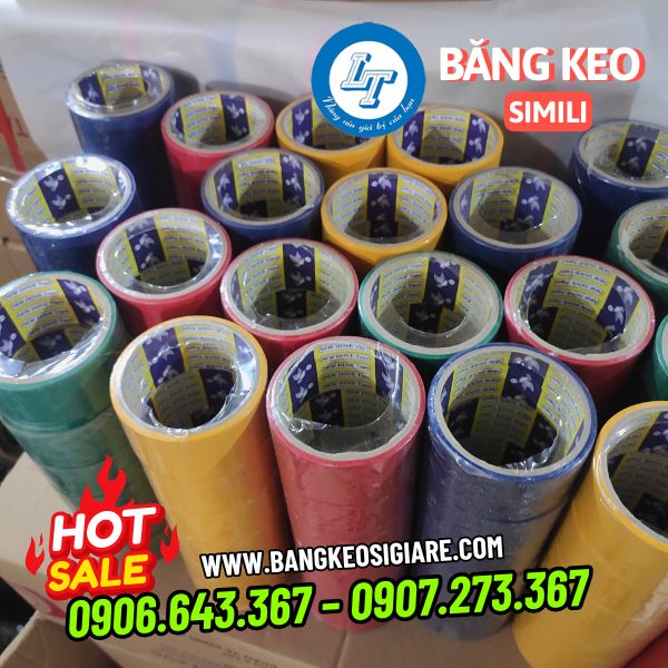 Băng keo simili giá rẻ, chất lượng Băng keo simili nhiều màu