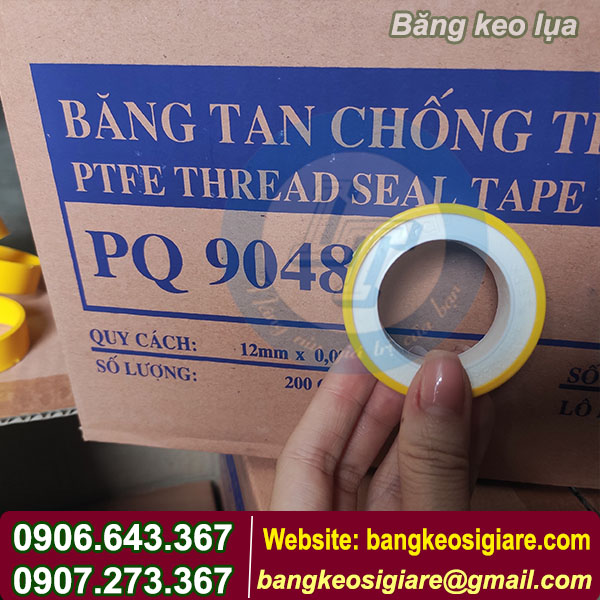 CHUYÊN BÁN SỈ BĂNG KEO LỤA, BĂNG KEO NON QUẤN ỐNG NƯỚC băng keo lụa pq