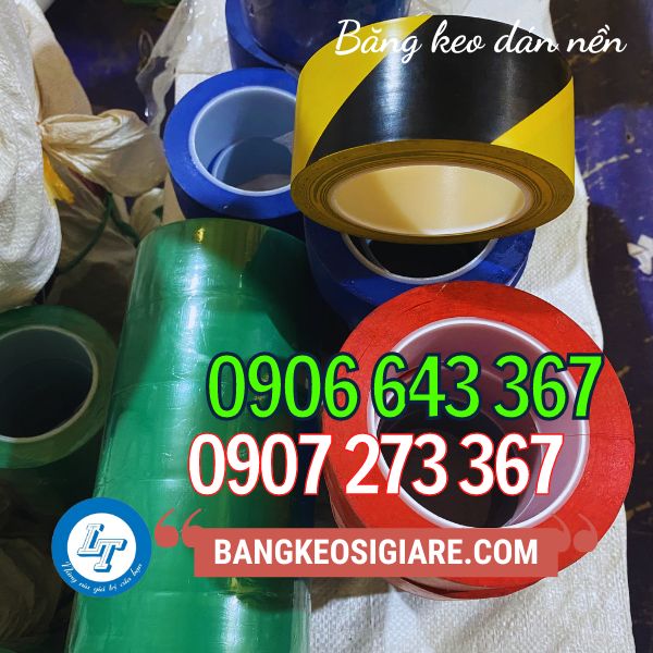 BĂNG DÍNH NỀN ĐA SẮC MÀU CÓ GIÁ TẠI XƯỞNG băng dính nền