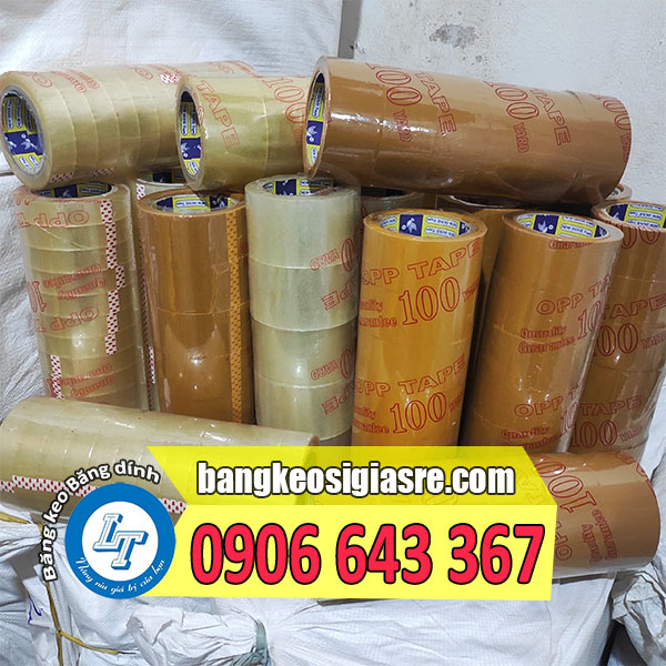 cơ sở phân phối băng keo, băng dính chất lượng băng keo trong đục nhiều kích thước