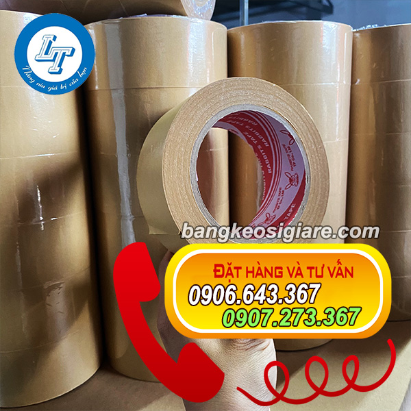 GIÁ ƯU ĐÃI BĂNG KEO GIẤY NĂM 2023 băng keo giấy nâu nhám