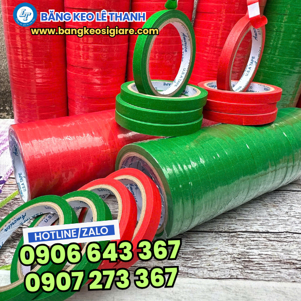 Băng keo giấy màu chất lượng Băng keo giấy màu chất lượng