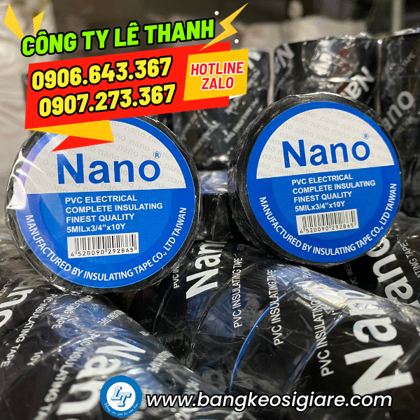 NGUỒN SỈ BĂNG KEO ĐIỆN băng keo điện nano