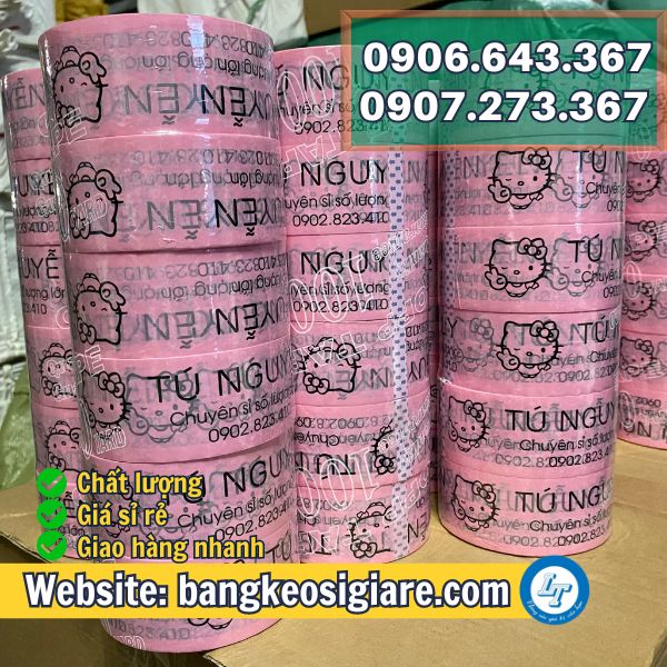 NHẬN IN BĂNG KEO LOGO GIÁ SỈ RẺ THEO YÊU CẦU băng keo in logo
