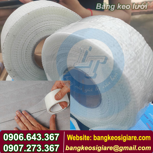 BÁO GIÁ BĂNG KEO LƯỚI XỬ LÝ MỐI NỐI THẠCH CAO băng keo lưới thạch cao