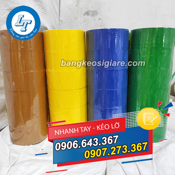 BĂNG KEO MÀU THƯƠNG HIỆU BĂNG KEO LÊ THANH BĂNG KEO MÀU