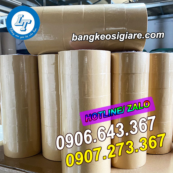 GIÁ BĂNG KEO GIẤY DA BÒ NHÁM, TRƠN SIÊU ƯU ĐÃI băng keo giấy nâu