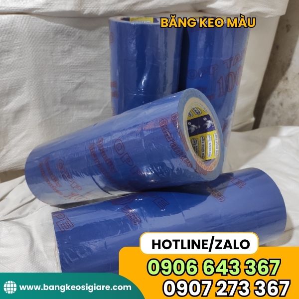 ĐỊA CHỈ PHÂN PHỐI BĂNG KEO MÀU GIÁ SỈ CHO ĐẠI LÝ băng dính màu xanh dương
