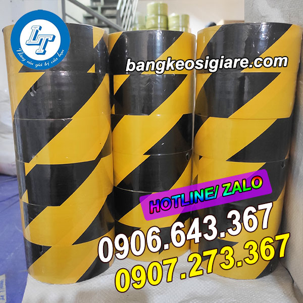 GIÁ ƯU ĐÃI KHI MUA BĂNG KEO CẢNH BÁO AN TOÀN băng keo sọc vàng đen