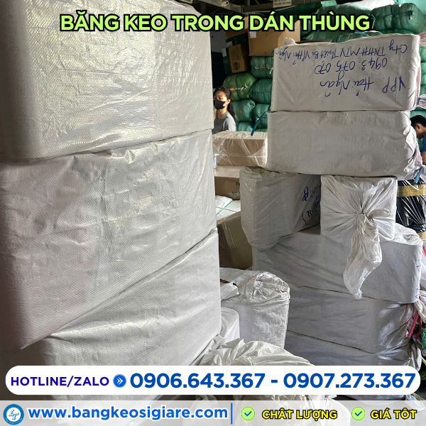 Băng keo trong đóng bao sẵn ngay kho Băng keo trong đóng bao sẵn ngay kho