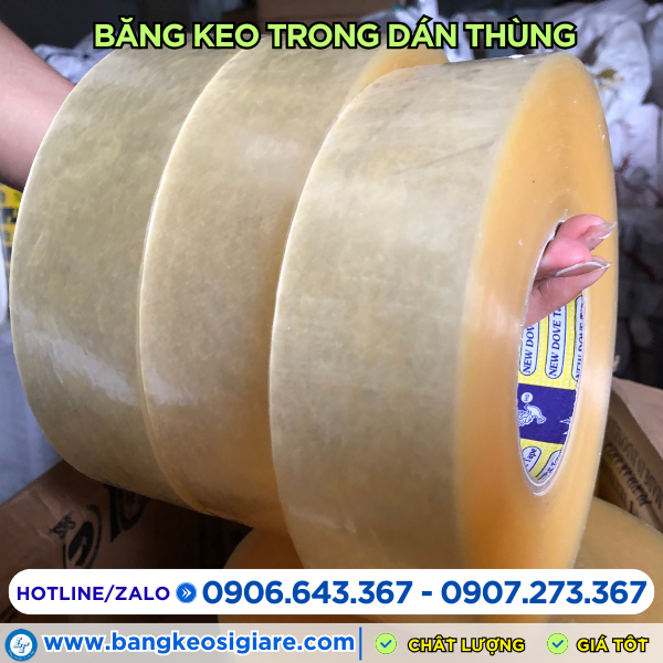 Băng keo trong 900g Băng keo trong 900g