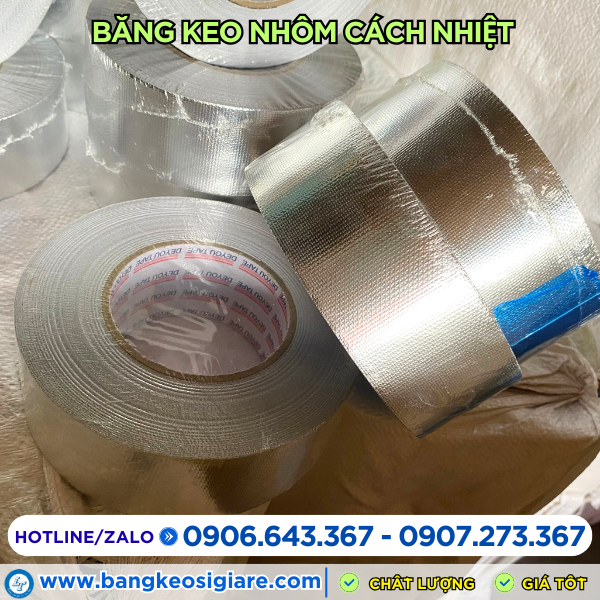 Băng keo nhôm cách nhiệt giá siêu ưu đãi Băng keo nhôm cách nhiệt giá siêu ưu đãi