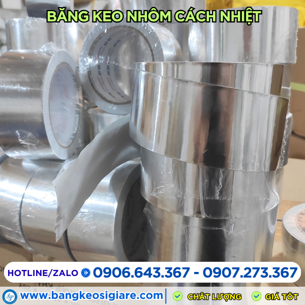 Băng keo nhôm cách nhiệt giá siêu ưu đãi Băng keo nhôm cách nhiệt giá siêu ưu đãi