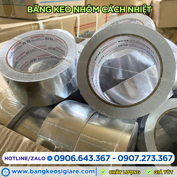 Băng keo nhôm cách nhiệt giá siêu ưu đãi Băng keo nhôm cách nhiệt giá siêu ưu đãi